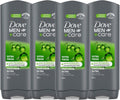 Dove Men+Care Body & Face Wash Extra Fresh 24H Freshness, 532mL, 4-Pack